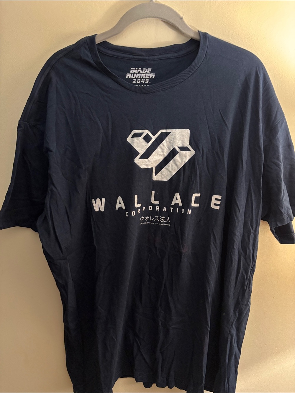 Wallace Corporation Navy Graphic Tee